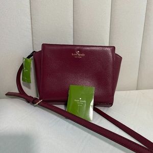 Kate Spade Hayden Crossbody Burgundy Bag